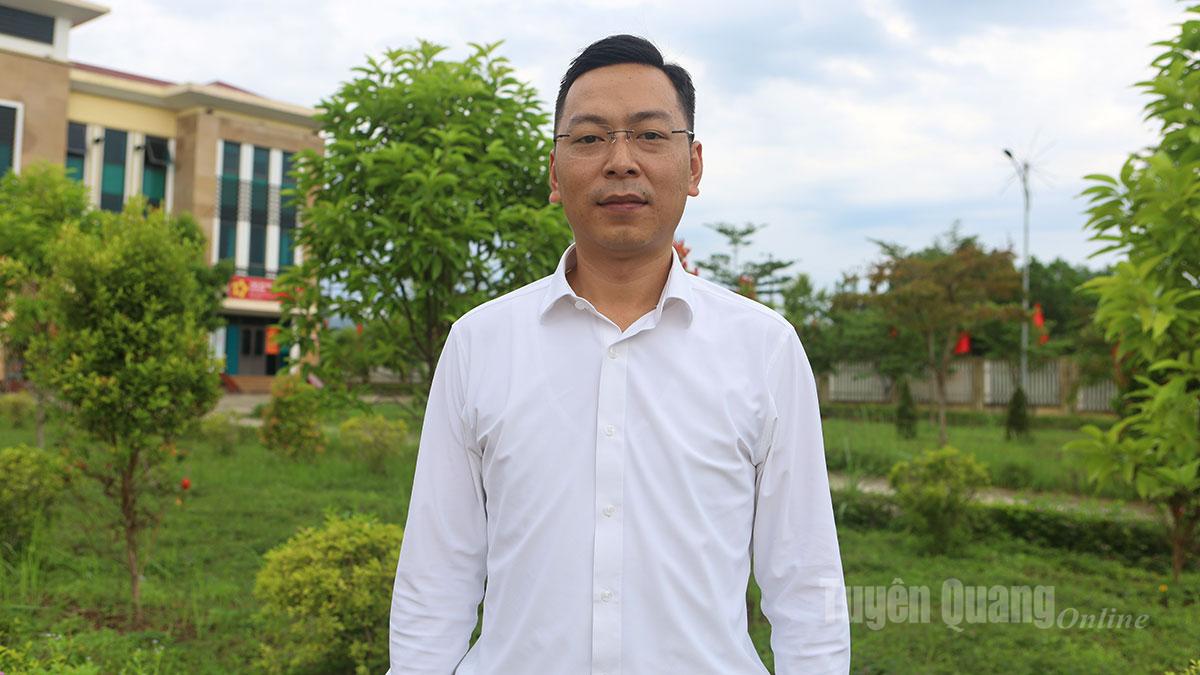 Đồng chí Lê Văn Tuấn, Phó Chủ tịch UBND xã Yên Sơn.