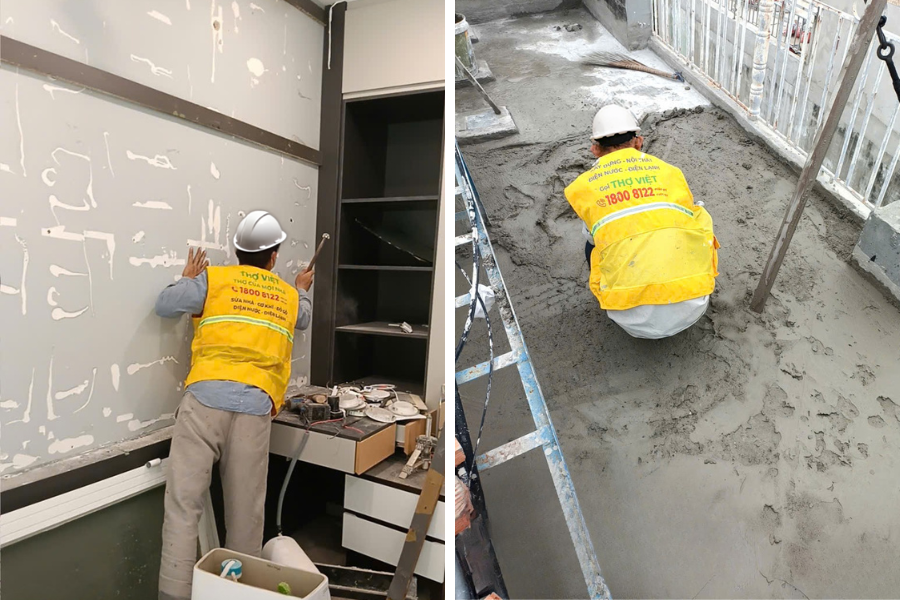 Nhu cầu cải tạo, sửa chữa nhà cửa trước Tết đang ngày càng tăng cao.