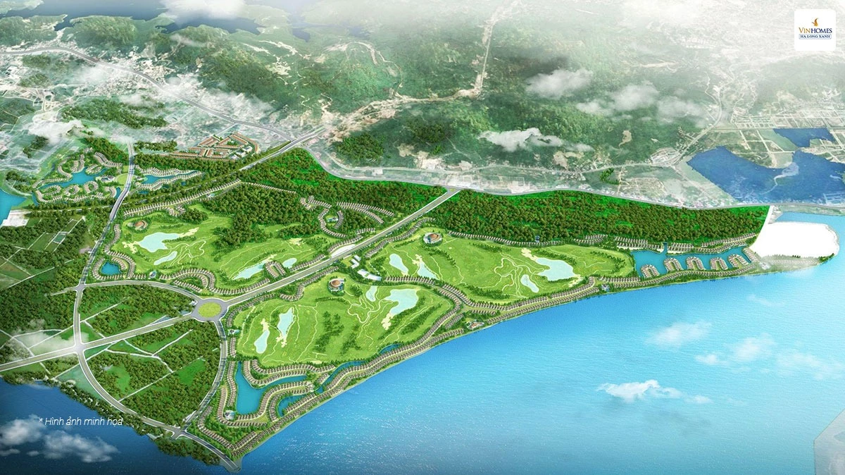 Phối cảnh quy hoạch một phần dự án Vin Hạ Long