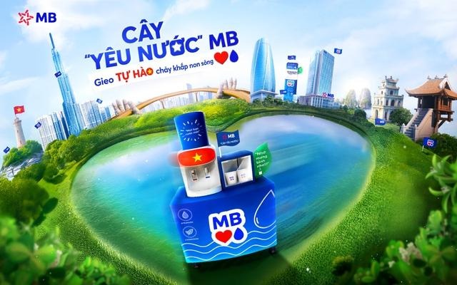 MB khởi động chương trình “Cây Yêu Nước” trên 300 chi nhánh của MB, mang nguồn nước sạch phục vụ người dân hằng ngày