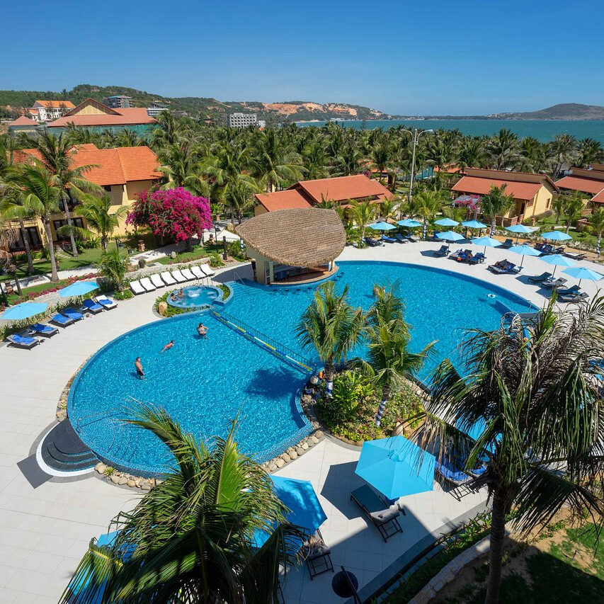 Không gian xanh rộng 10 ha của Pandanus Resort