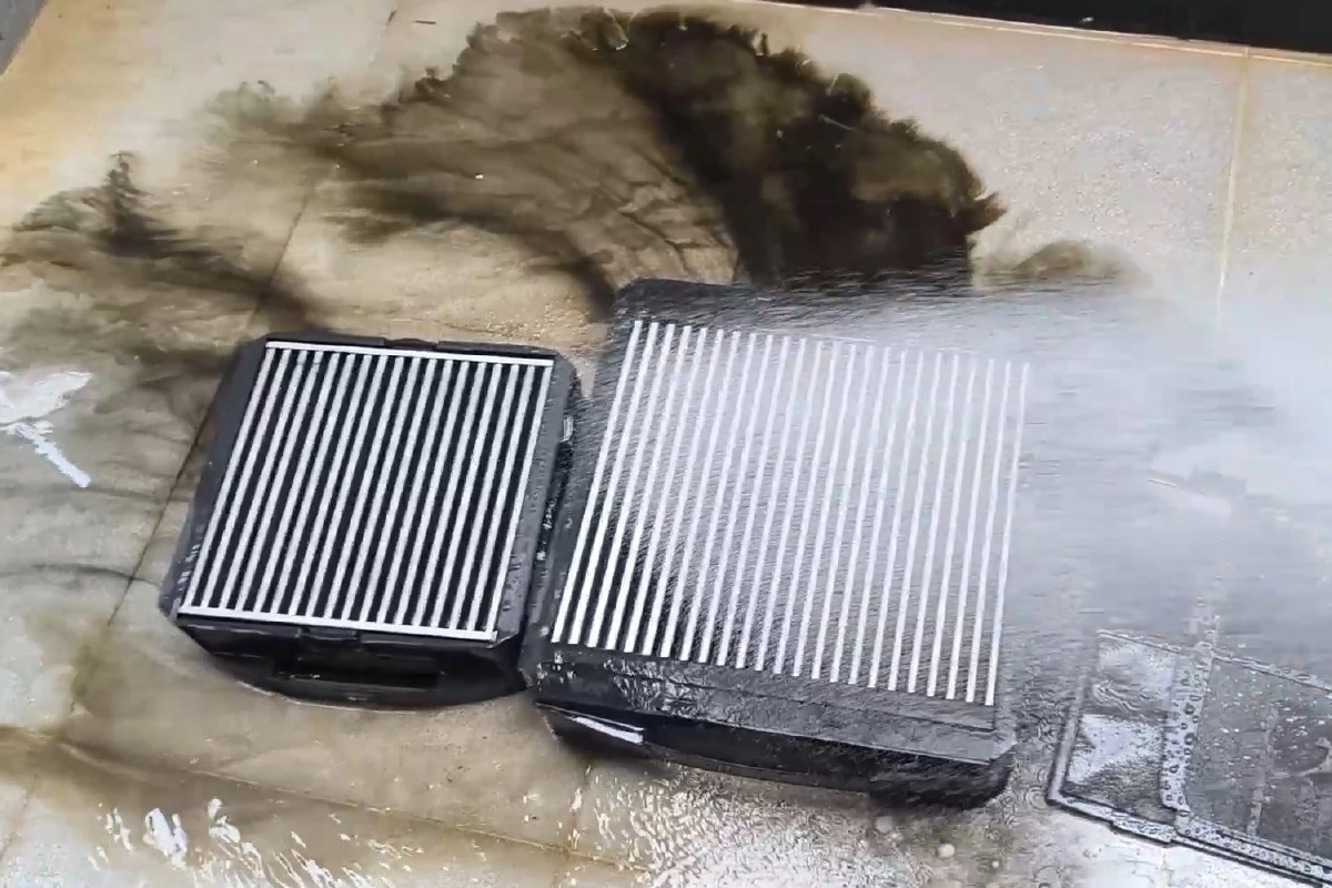  Cấu trúc màng lọc thu gom của Airdog sau thời gian sử dụng 