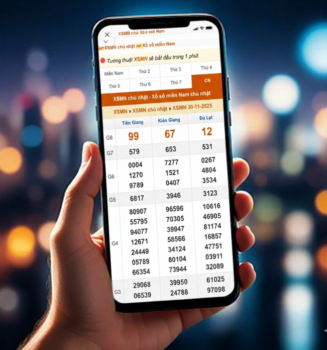 Tra cứu KQXSMN bằng điện thoại thuận lợi mọi lúc mọi nơi