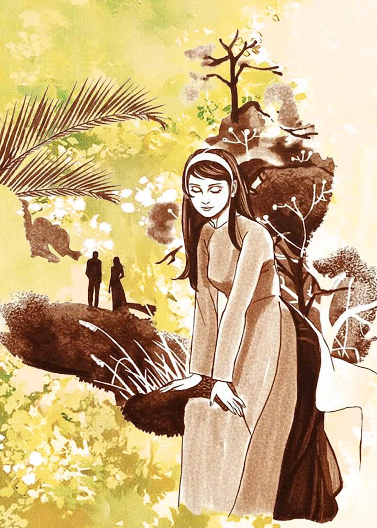 Học cách buông Minh họa: Xuân Đức