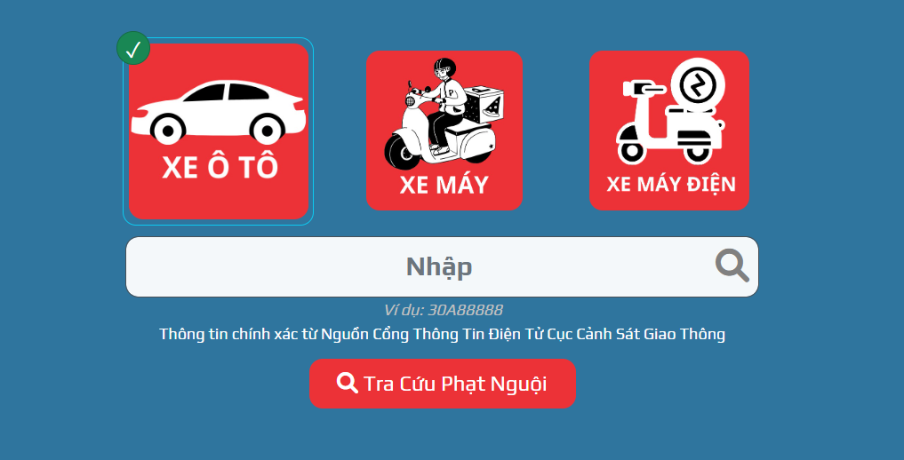  Trang web checkphatnguoi.vn