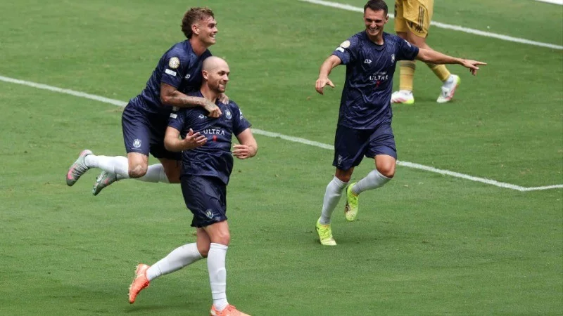 Auckland City tạo nên cú sốc trước Boca Juniors. (Ảnh: CWC)