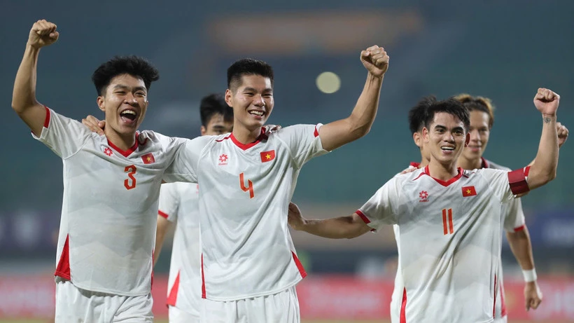 Các cầu thủ U23 Việt Nam có trận ra quân thuận lợi. (Ảnh: VFF)