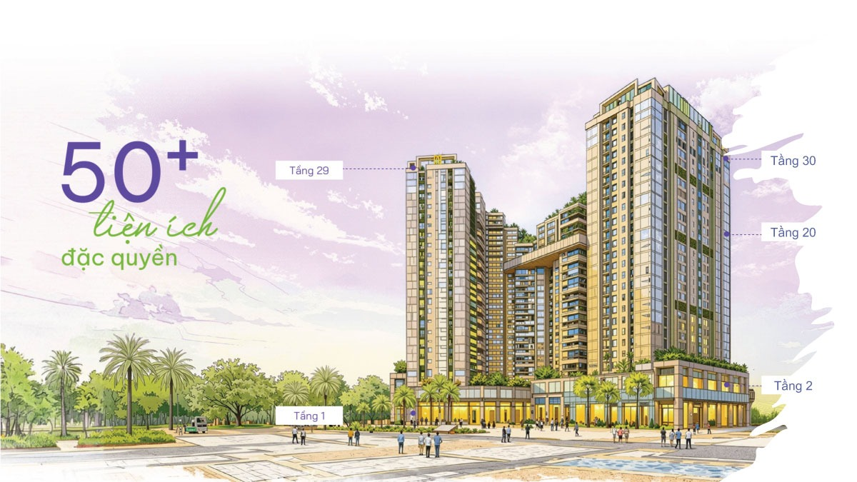 Bộ sưu tập 50+ tiện ích đặc quyền tại Nam Mekong Grand Plaza (Nguồn ảnh: nammekong-grandplaza.com)
