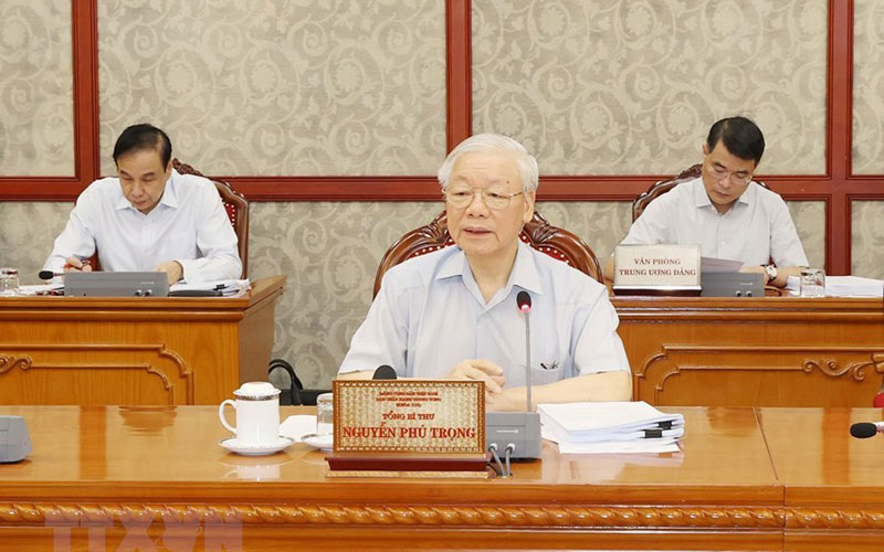 Tổng Bí thư Nguyễn Phú Trọng: Tham nhũng và suy thoái về tư tưởng chính trị, đạo đức, lối sống, “tự diễn biến”, “tự chuyển hóa” đều là những biểu hiện tiêu cực