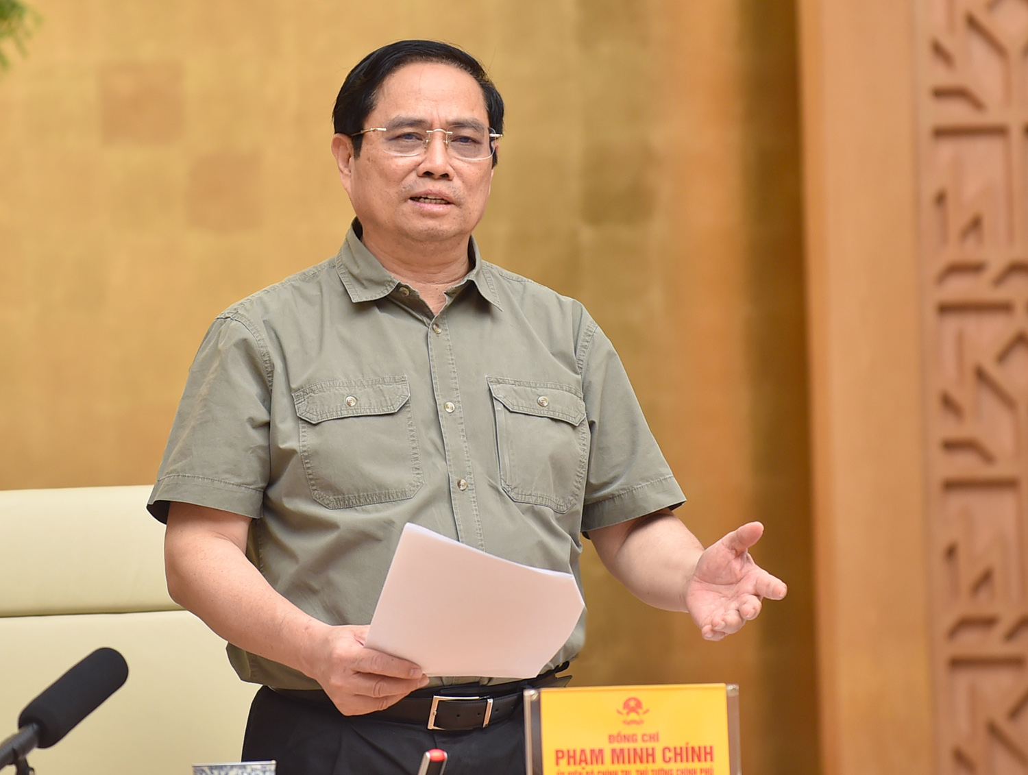 Thủ tướng Phạm Minh Chính nhấn mạnh tư tưởng “phòng dịch tốt thì không phải chống dịch”.
