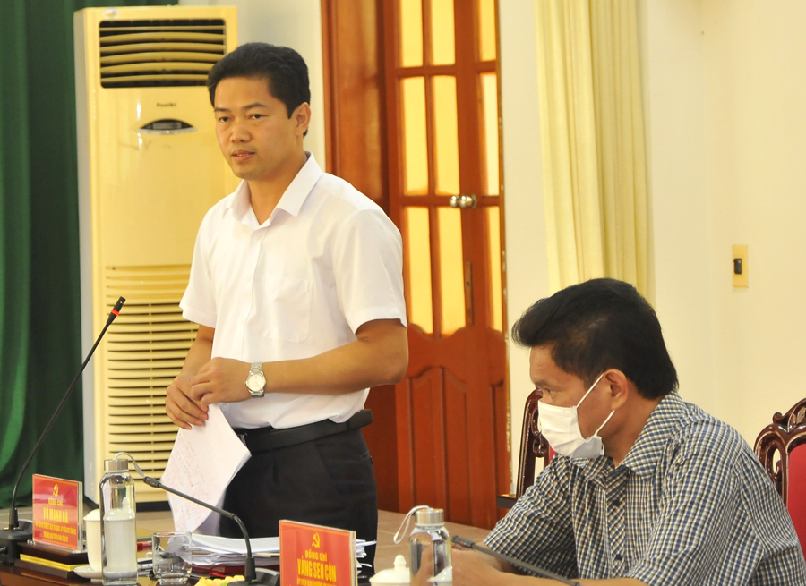 Trưởng Ban Tuyên giáo Tỉnh ủy Vũ Mạnh Hà đề nghị Sở KH&ĐT tăng cường công tác giáo dục chính trị, tư tưởng cho đội ngũ cán bộ, công chức, viên chức, tránh tình trạng nhũng nhiễu trong thực thi công vụ.