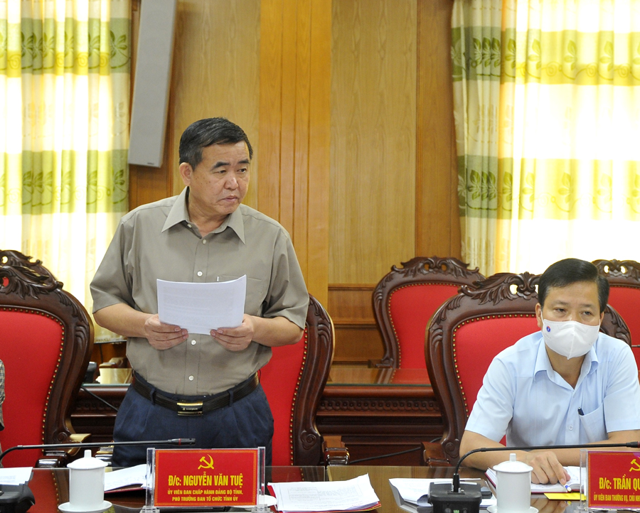 Lãnh đạo Ban Tổ chức Tỉnh ủy cho biết sẽ tiếp tục tham mưu, tổng hợp về công tác tổ chức bộ máy và cán bộ các cấp.
