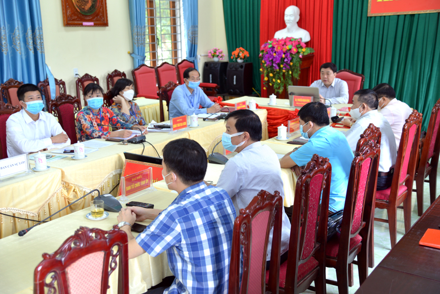 Toàn cảnh lễ khai giảng tại điểm cầu Hà Giang