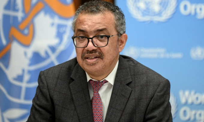 Tổng giám đốc WHO Tedros Adhanom Ghebreyesus phát biểu tại Geneva, Thụy Sĩ, hôm 18/10. 