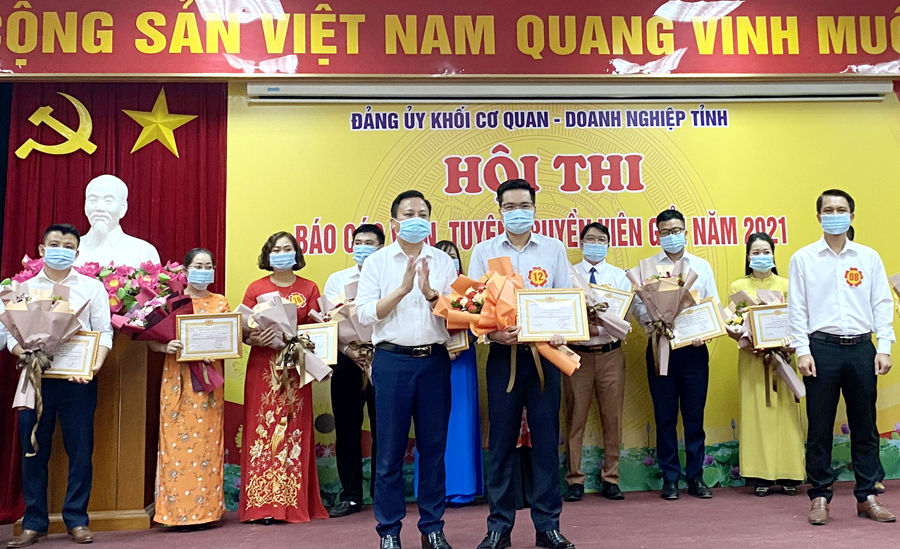 Hội thi BCV, tuyên truyền viên giỏi của Đảng ủy Khối Cơ quan – Doanh nghiệp tỉnh