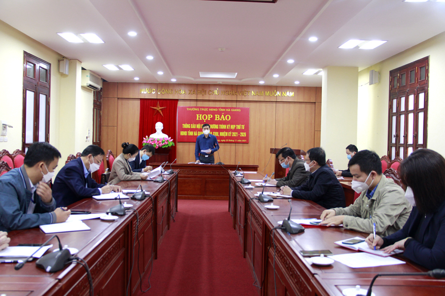 Văn phòng HĐND tỉnh thông qua nội dung, chương trình kỳ họp