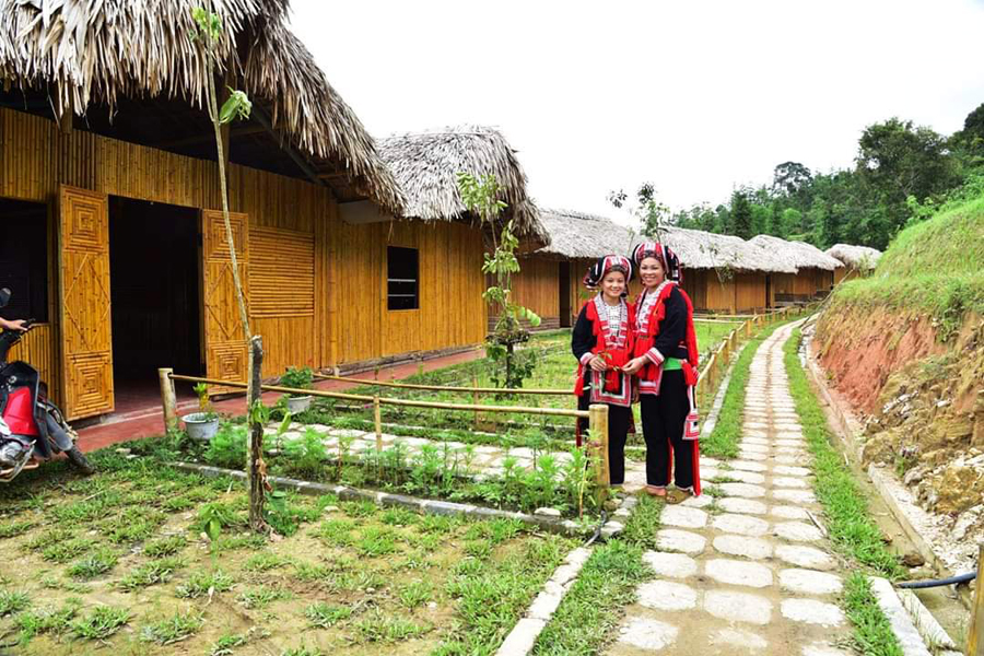Môi trường tại thôn Nậm Hồng luôn được giữ gìn sạch đẹp.           Ảnh: Tư liệu