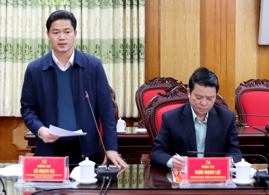 Trưởng Ban Tuyên giáo Tỉnh ủy Vũ Mạnh Hà cho biết, đơn vị đã thực hiện tốt công tác tham mưu giúp cấp ủy lãnh đạo, chỉ đạo toàn diện các lĩnh vực Tuyên giáo.