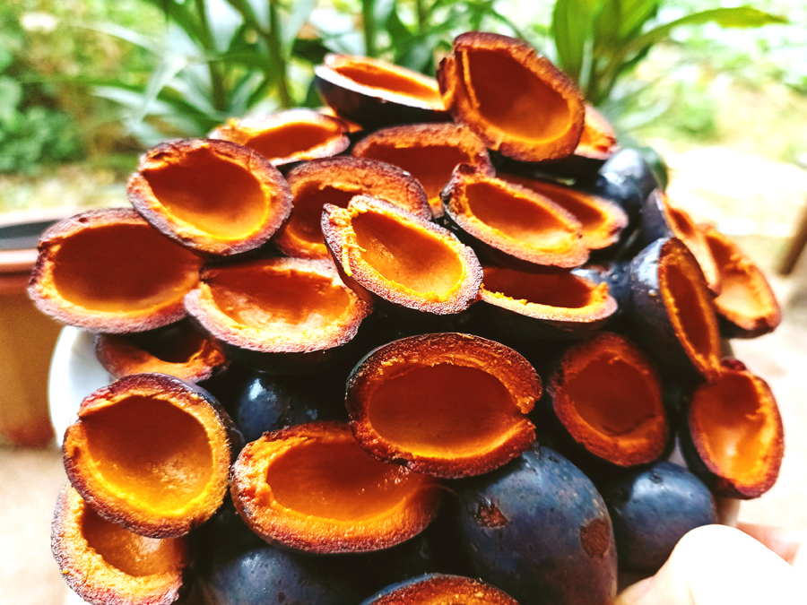 Cọ ỏm xong có vị bùi, thơm rất hấp dẫn.