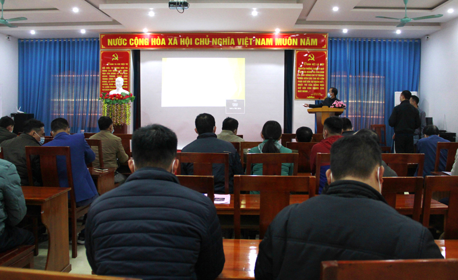 Tập huấn quản lý, vận hành công trình cấp nước sau đầu tư