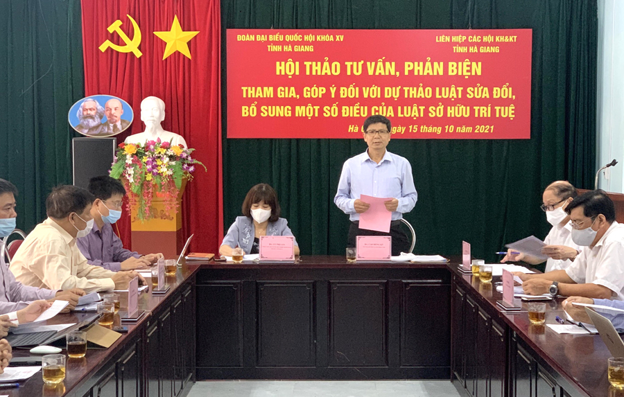 Liên hiệp Hội tham gia vào hoạt động tư vấn phản biện dự thảo luật.
