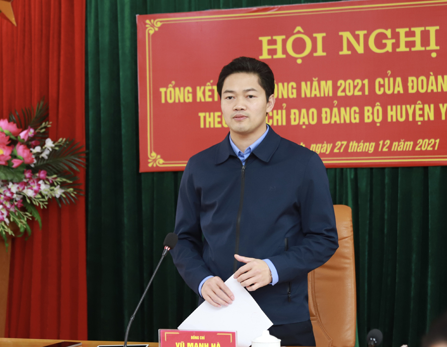 Trưởng ban Tuyên giáo Tỉnh ủy Vũ Mạnh Hà kết luận hội nghị