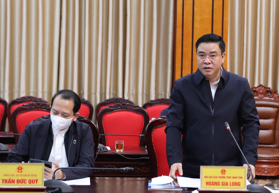 Phó Chủ tịch Thường trực UBND tỉnh Hoàng Gia Long khẳng định, mặc dù bị ảnh hưởng bởi dịch bệnh Covid-19, song với sự nỗ lực của các cấp, ngành, tỉnh ta vẫn có bước phát triển toàn diện trên tất cả các lĩnh vực của đời sống xã hội.