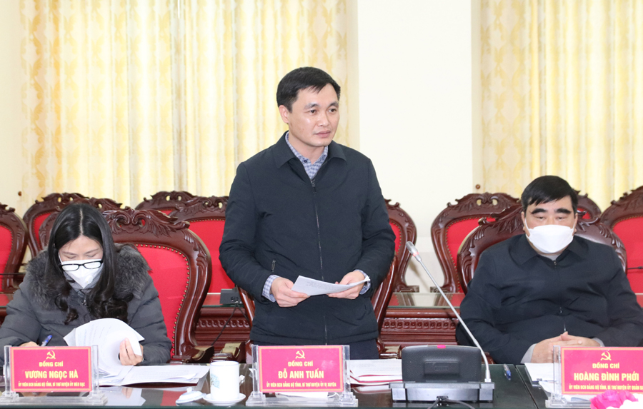 Bí thư Huyện ủy Vị Xuyên Đỗ Anh Tuấn cho biết, 100% xã, thị trấn trên địa bàn huyện thành lập Ban chỉ đạo 443.