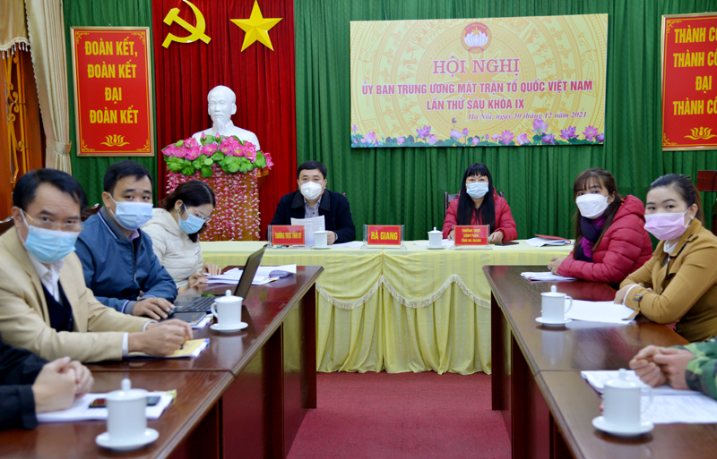 Phó Bí thư Tỉnh ủy Nguyễn Mạnh Dũng chủ trì tại điểm cầu Hà Giang