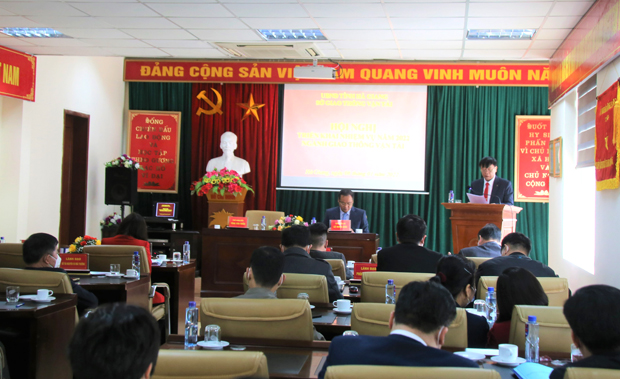 Toàn cảnh hội nghị triển khai nhiệm vụ năm 2022 ngành GTVT.