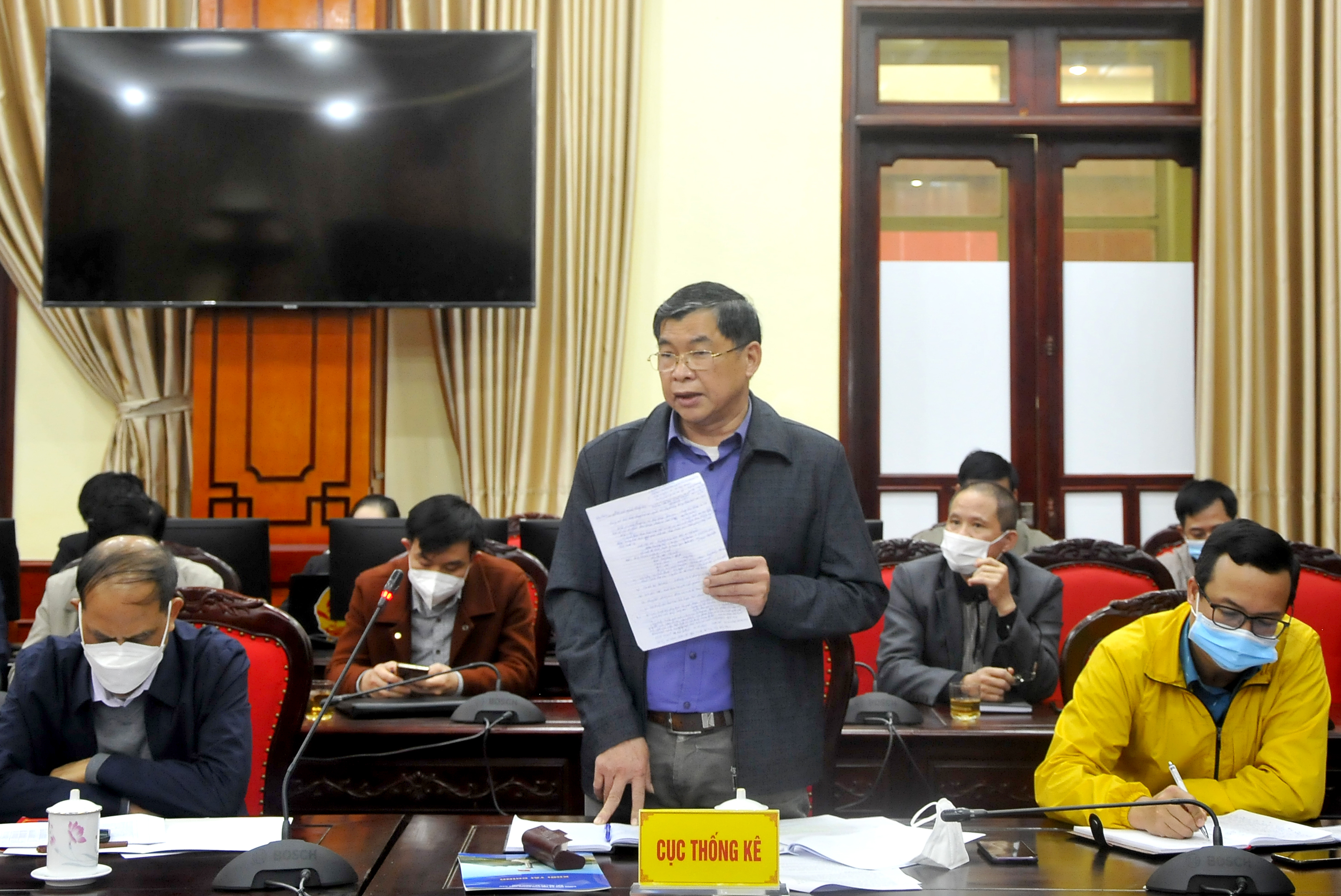 Lãnh đạo Cục Thống kê tỉnh cho biết đơn vị sẽ nâng cao chất lượng hoạt động, đảm bảo số liệu cập nhật chính xác.
