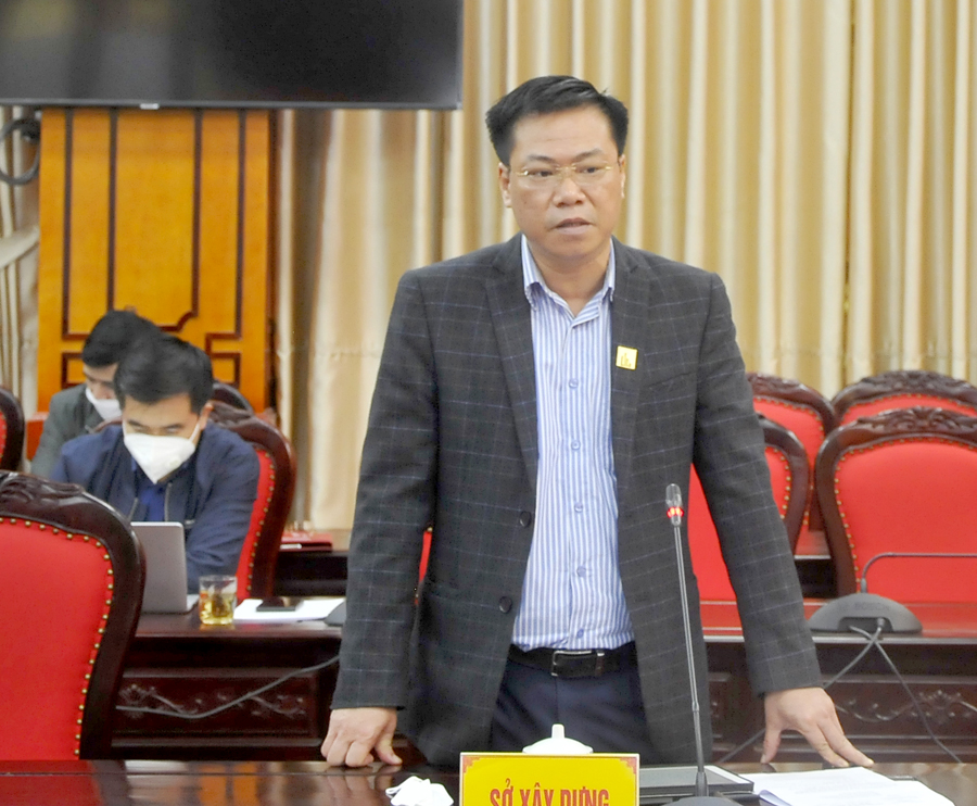 Giám đốc Sở Xây dựng Nguyễn Tiến Dũng đề nghị các đơn vị liên quan cần thực hiện GPMB một cách linh hoạt, phù hợp.