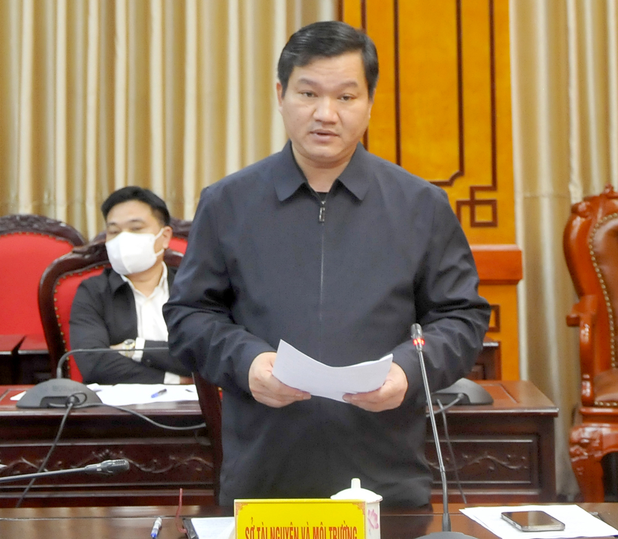 Lãnh đạo Sở Tài nguyên và Môi trường đề nghị các ngành, địa phương liên quan rà soát lại trình tự thu hồi, bồi thường GPMB đối với các dự án.