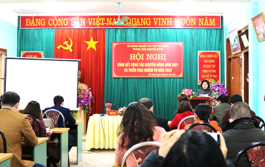 Hội nghị triển khai công tác khuyến nông năm 2022