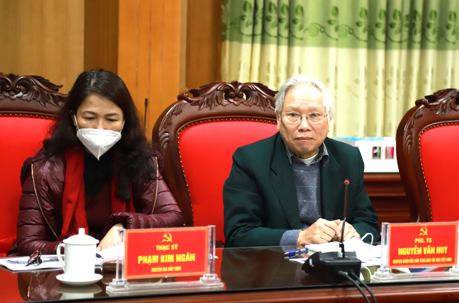 PGS.TS Nguyễn Văn Huy tiếp thu các ý kiến đóng góp của tỉnh